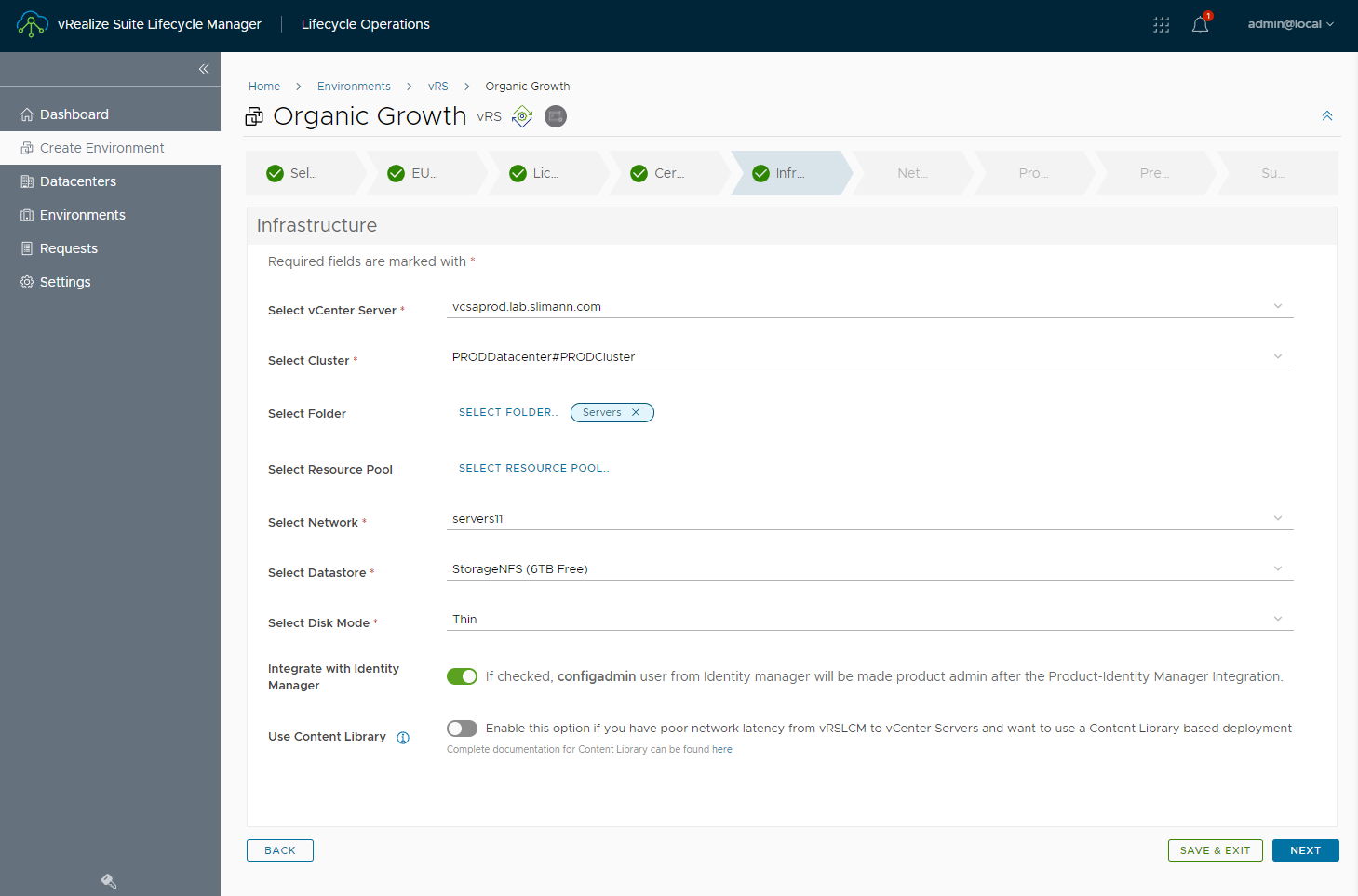 Integrate with Identity Manager.
